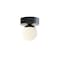 Afx Pearl LED Flush Mount - Black PRLF05L30D1BK - alternate 1